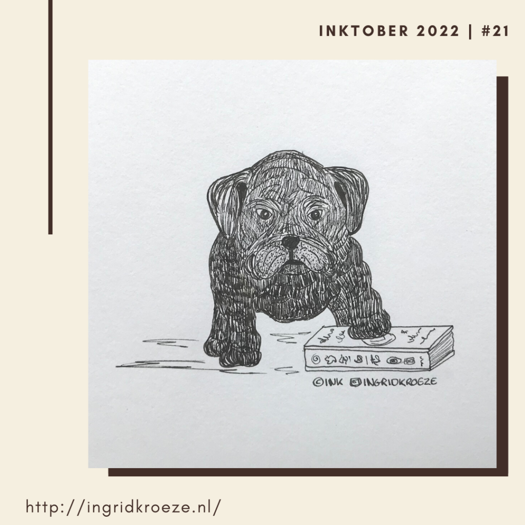 Inktober 2022 Naughty dog / Salty dog