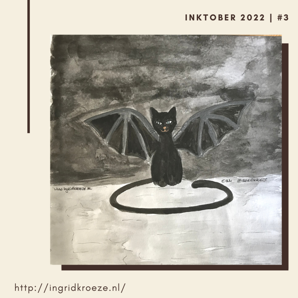 Inktober 2022 Bat / Vleermuis